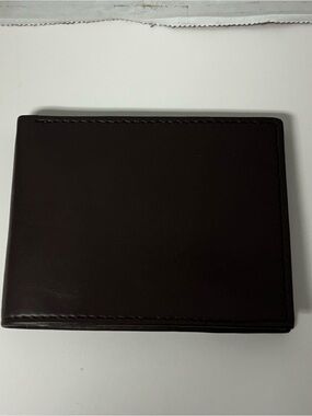 NEW Kiko Leather Men's Genuine Leather Bifold Wallet - Brown